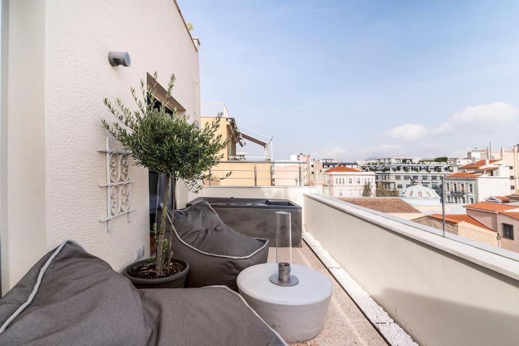 דירות אתונה Heated Plunge Pool & Firepit Acropolis Penthouse מראה חיצוני תמונה