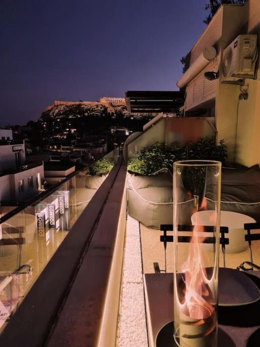 דירות אתונה Heated Plunge Pool & Firepit Acropolis Penthouse מראה חיצוני תמונה