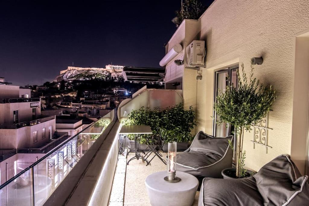 דירות אתונה Heated Plunge Pool & Firepit Acropolis Penthouse מראה חיצוני תמונה